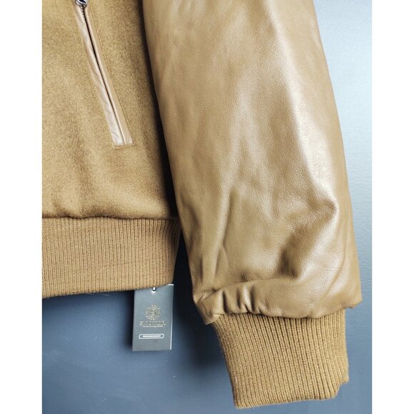 SNOVER Men’s Brown Bomber Jacket Size XL – Signature Premium Outerwear NWT - Picture 14 of 15